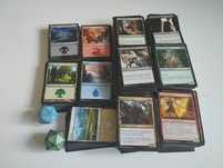 Zestaw ponad 700 kart Magic the Gathering + 250 land + liczniki