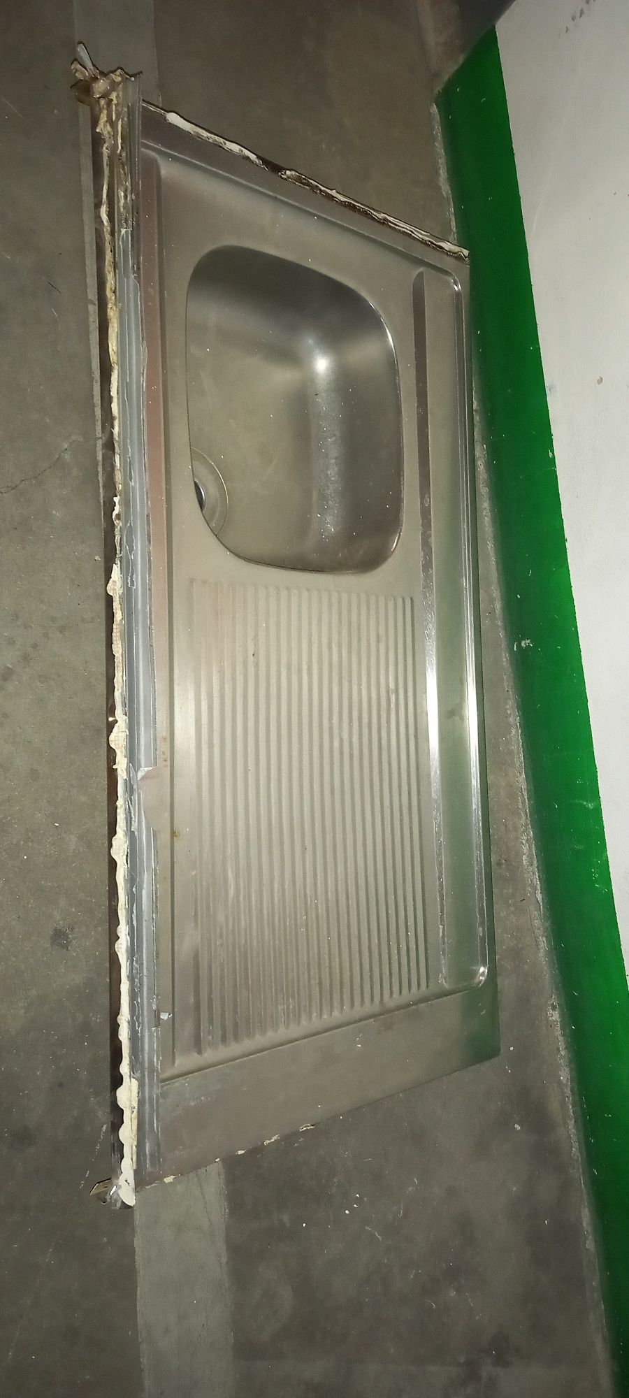 Lava-loiça inox com uma cuba