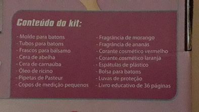 Kit Fábrica de Batons - Science4you - novo