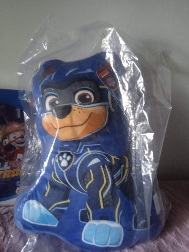 Zegar i poduszka psi patrol  chase kosmopieski paw patrol