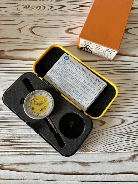 Индикатор часового типа 10мм 0,01мм Baker, США