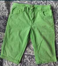 Spodenki chłopięce jeansy zielone