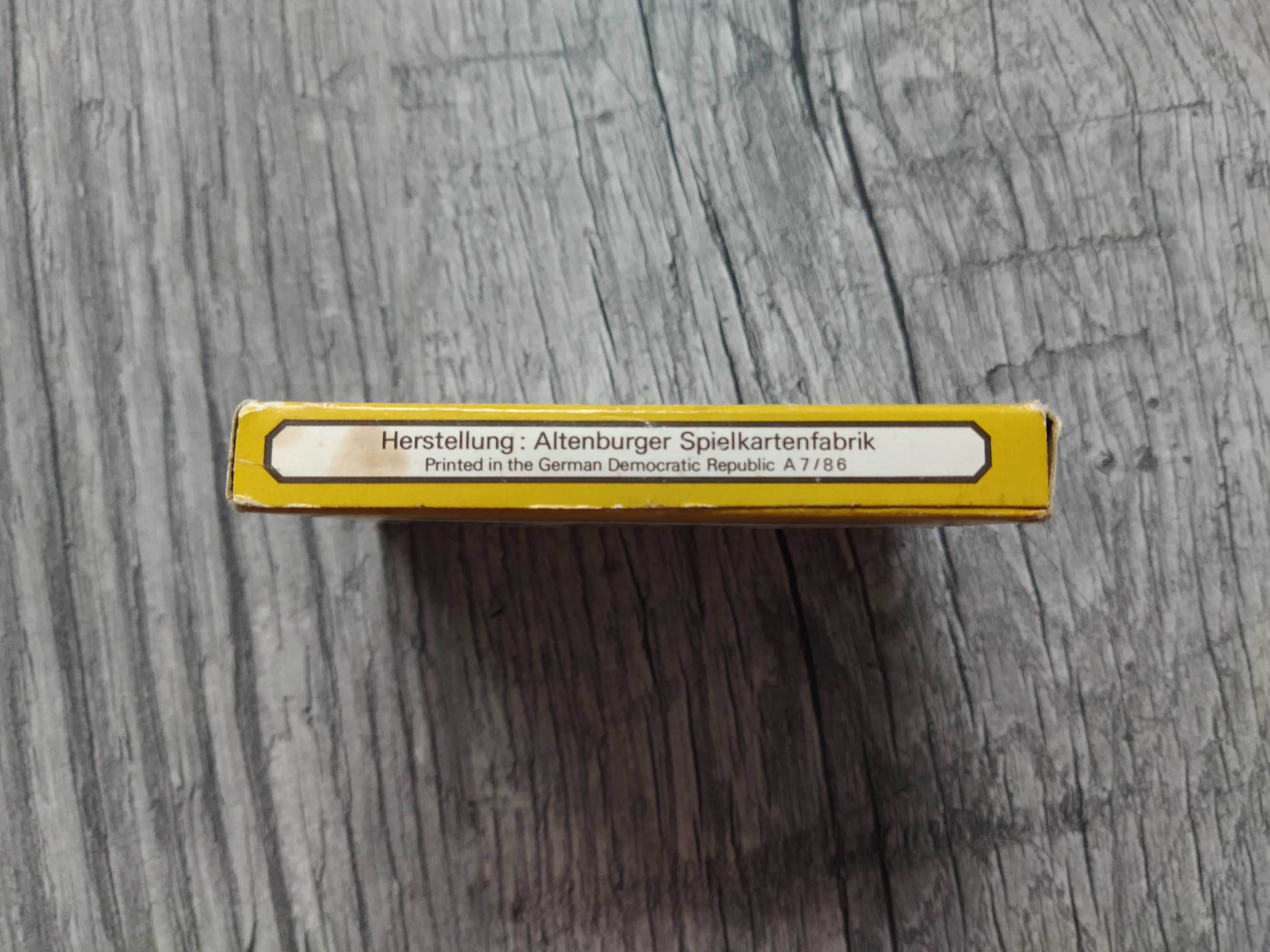 Vintage Gra karciana kwartet Historia tramwaju 1986r. j. niemiecki DDR