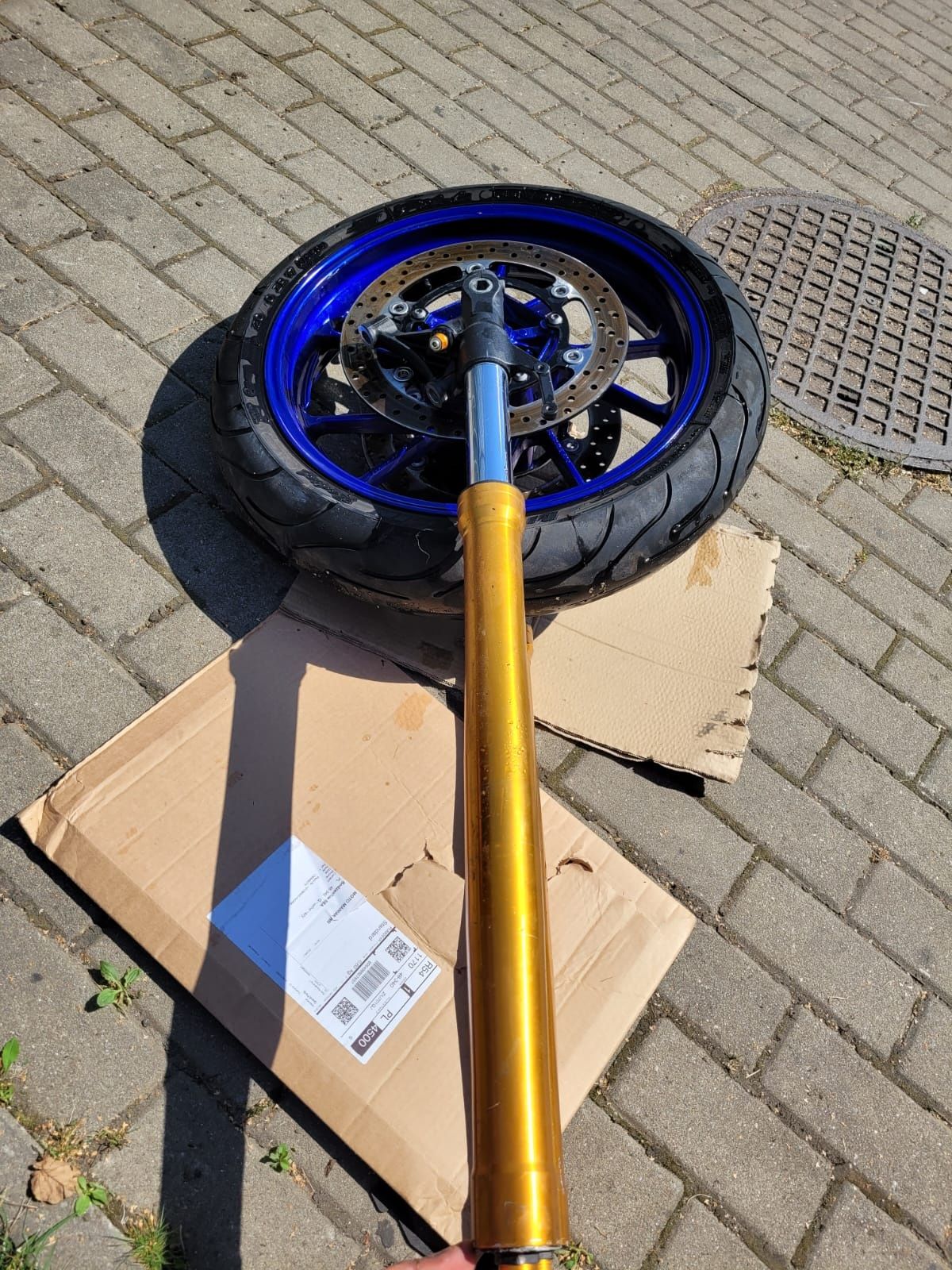 Yamaha MT 09 Tracer lagi zawieszenie felga tarcze tarcza ośka