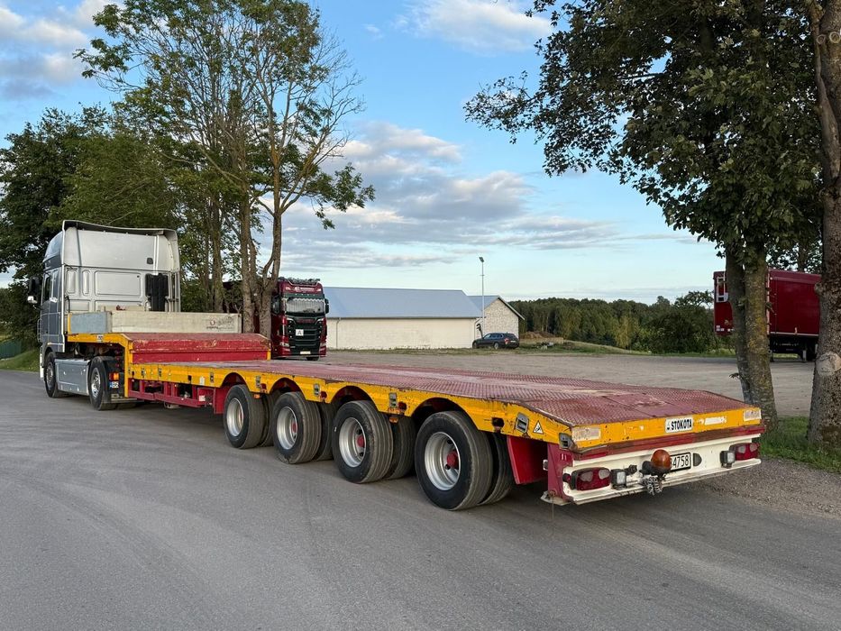 Stokota S4T  Naczepa niskopodwoziowa Stokota S4T.H4-01 36m 4 osie 2 x rozciągana 47