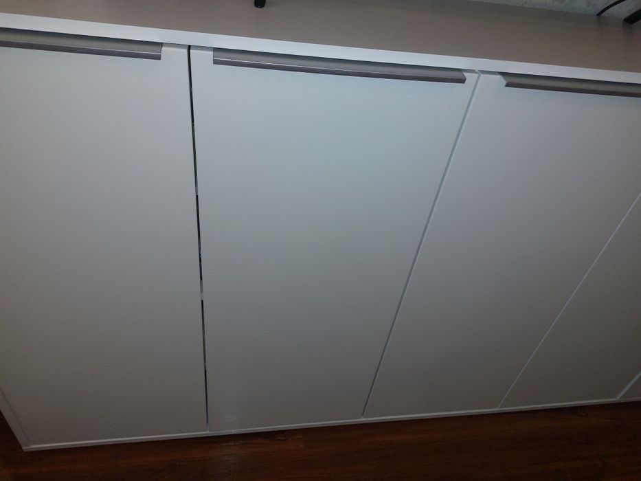 Комод білий глянець