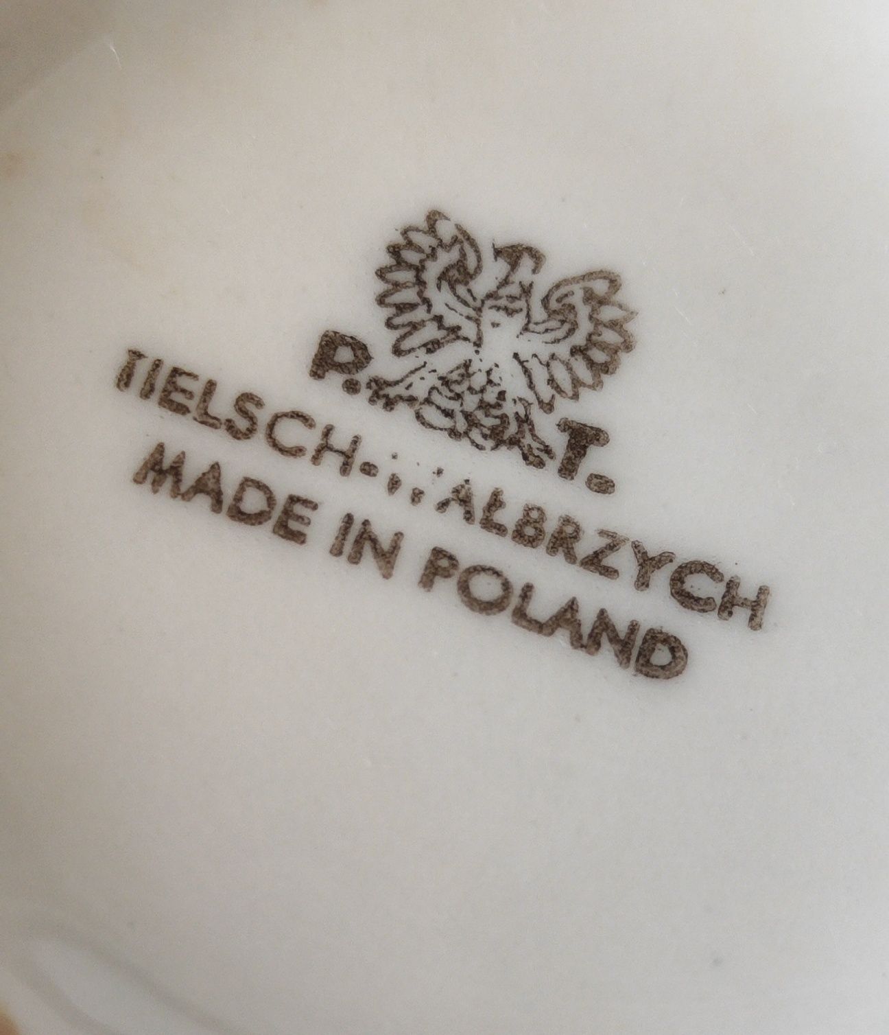 Kubki Tielsch Wałbrzych P.T piękna stara porcelana 3 sztuki