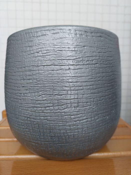 Vaso em cerâmica,  16x18cm, novo
