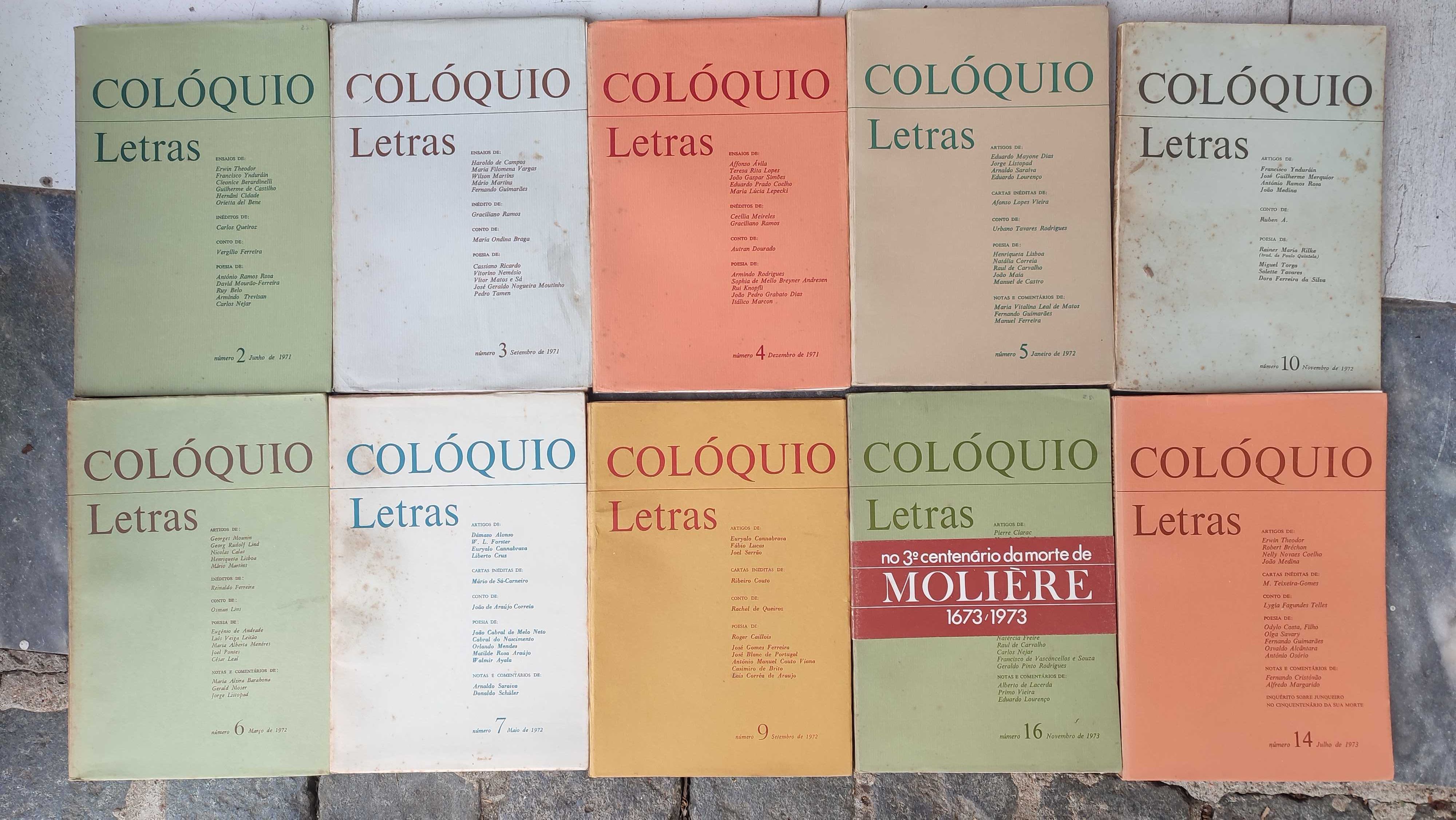 Lote 31 Revistas Colóquio de Letras - Anos 70 e 80