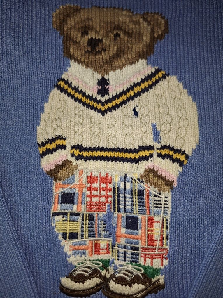 Polo Ralph Lauren sweter z misiem Oryginał Nowy