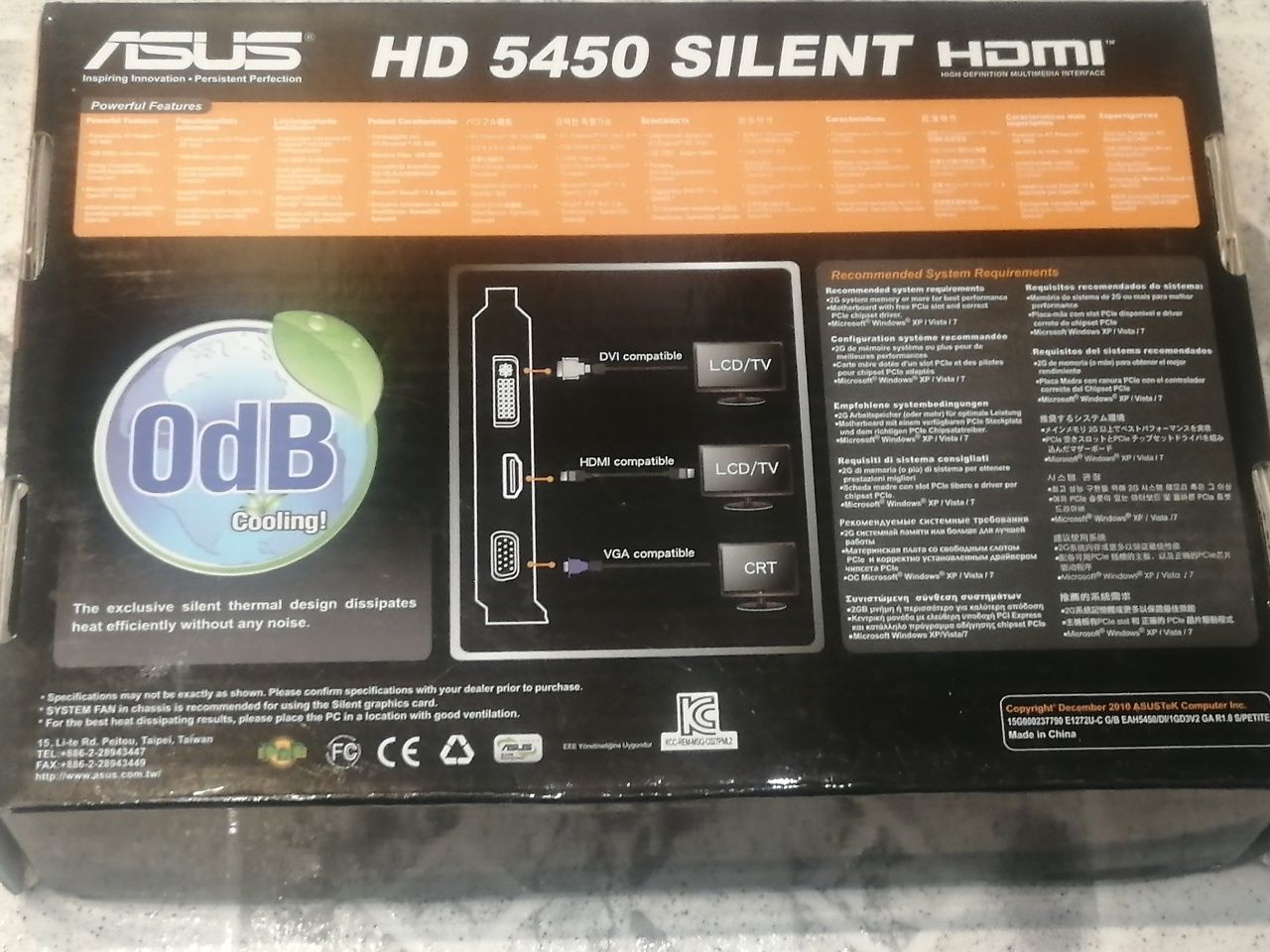 Karta graficzna Asus Radeon EAH5450 Silent DI/1GD3(LP)