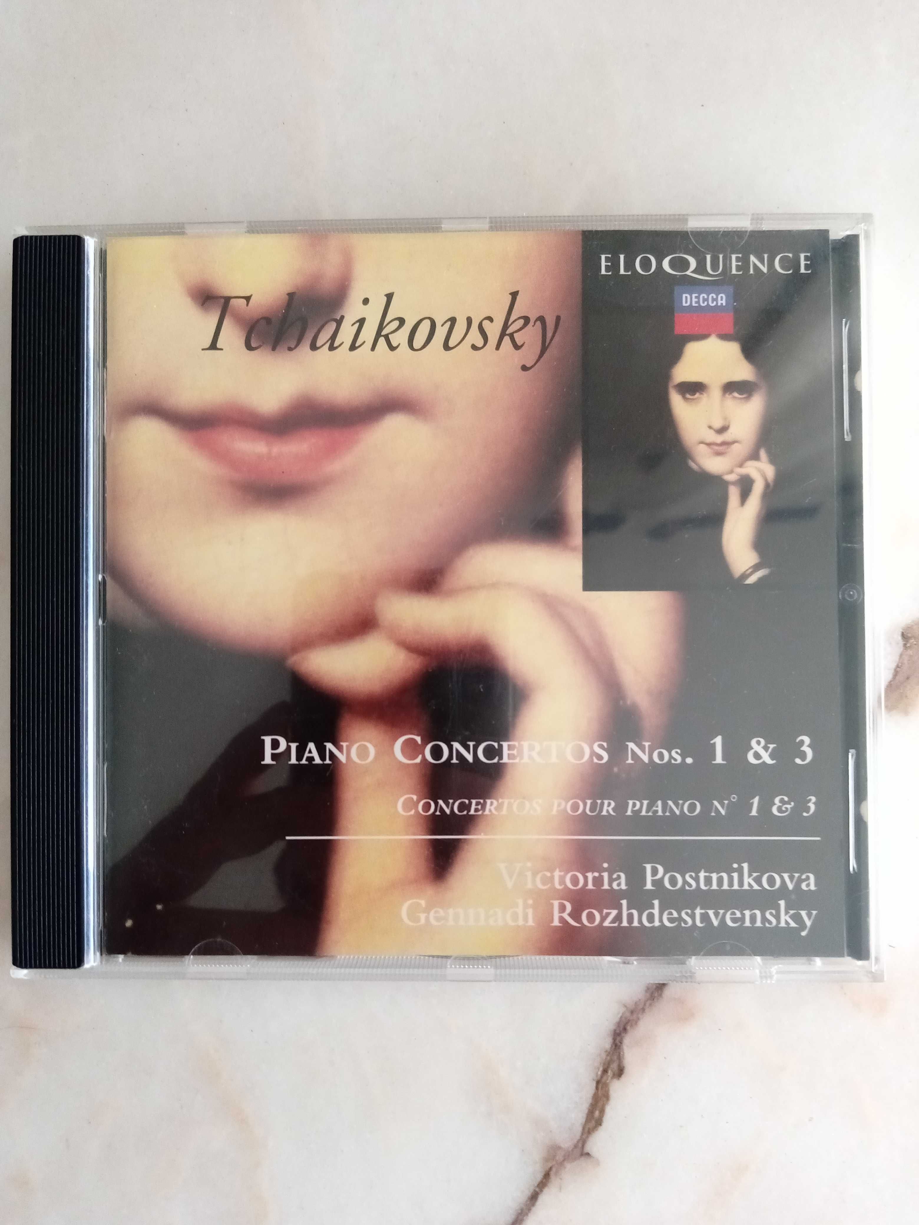 Tchaikovsky - Piano Concertos Nº 1 & 3 (Postnikova, Rozhdestvensky) CD