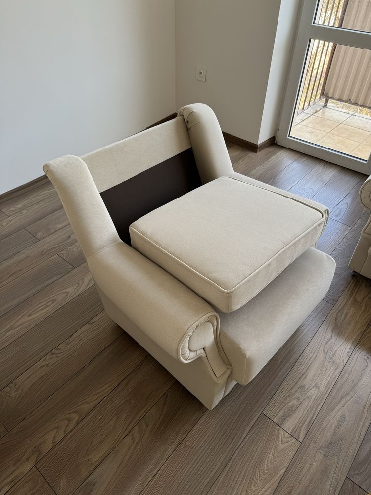Sofa i 2 fotele (Komplet wypoczynkowy - kanapa, wypoczynek)