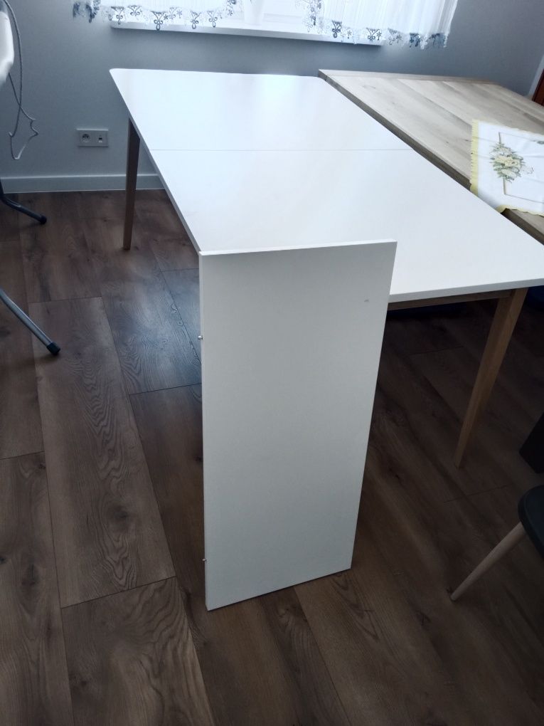 Stół biały rozkładany 160x90 po rozłożeniu 2m NOWY