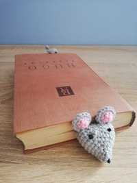 Zakładka do książek na szydełku - myszka