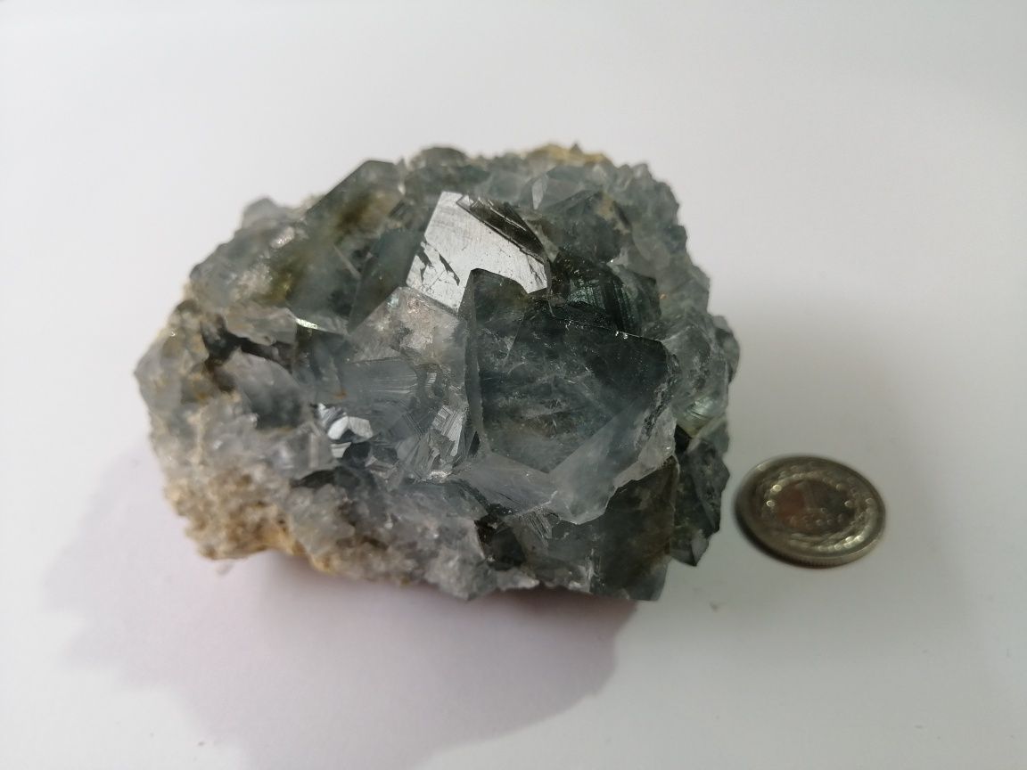 Naturalny kamień Celestyn w formie geody groty piękna krystalizacja 4