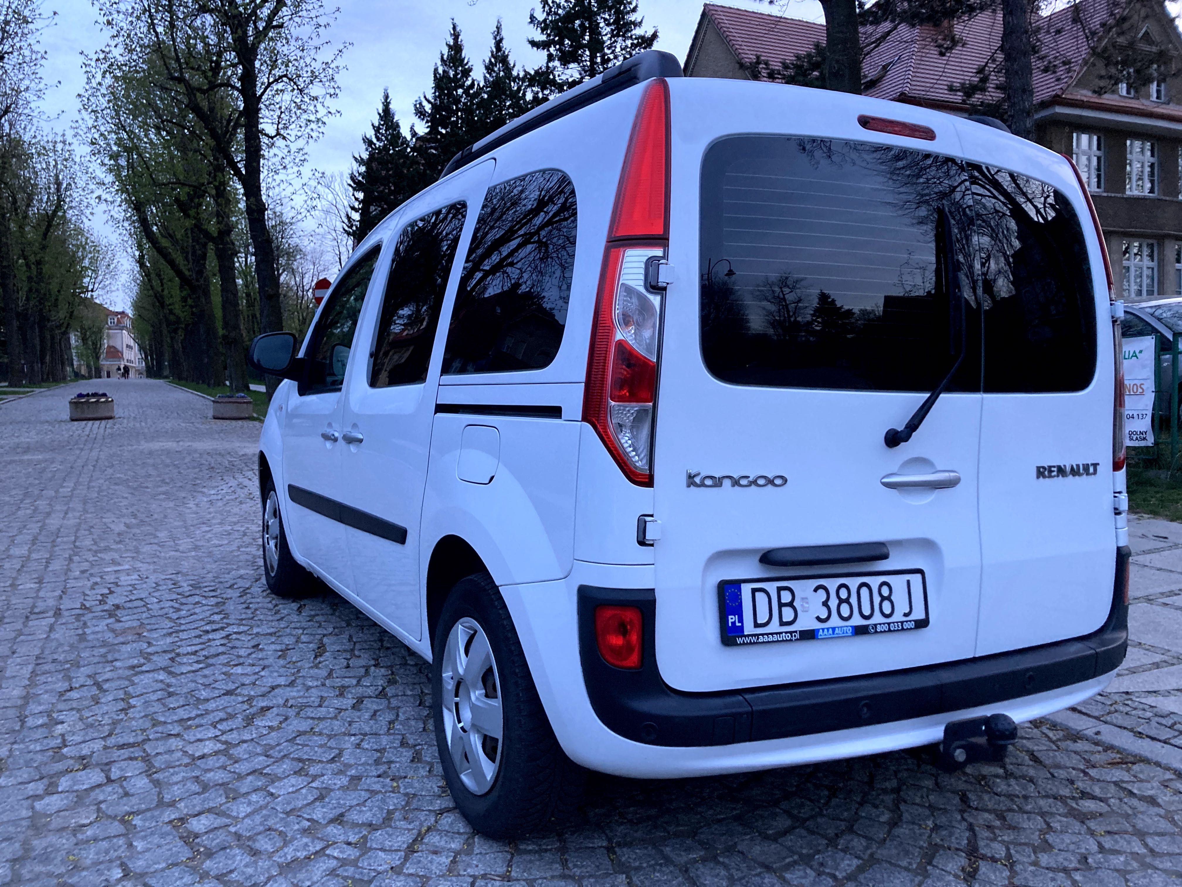 Renault Kangoo 1,5 dci, niski przebieg, hak, klima