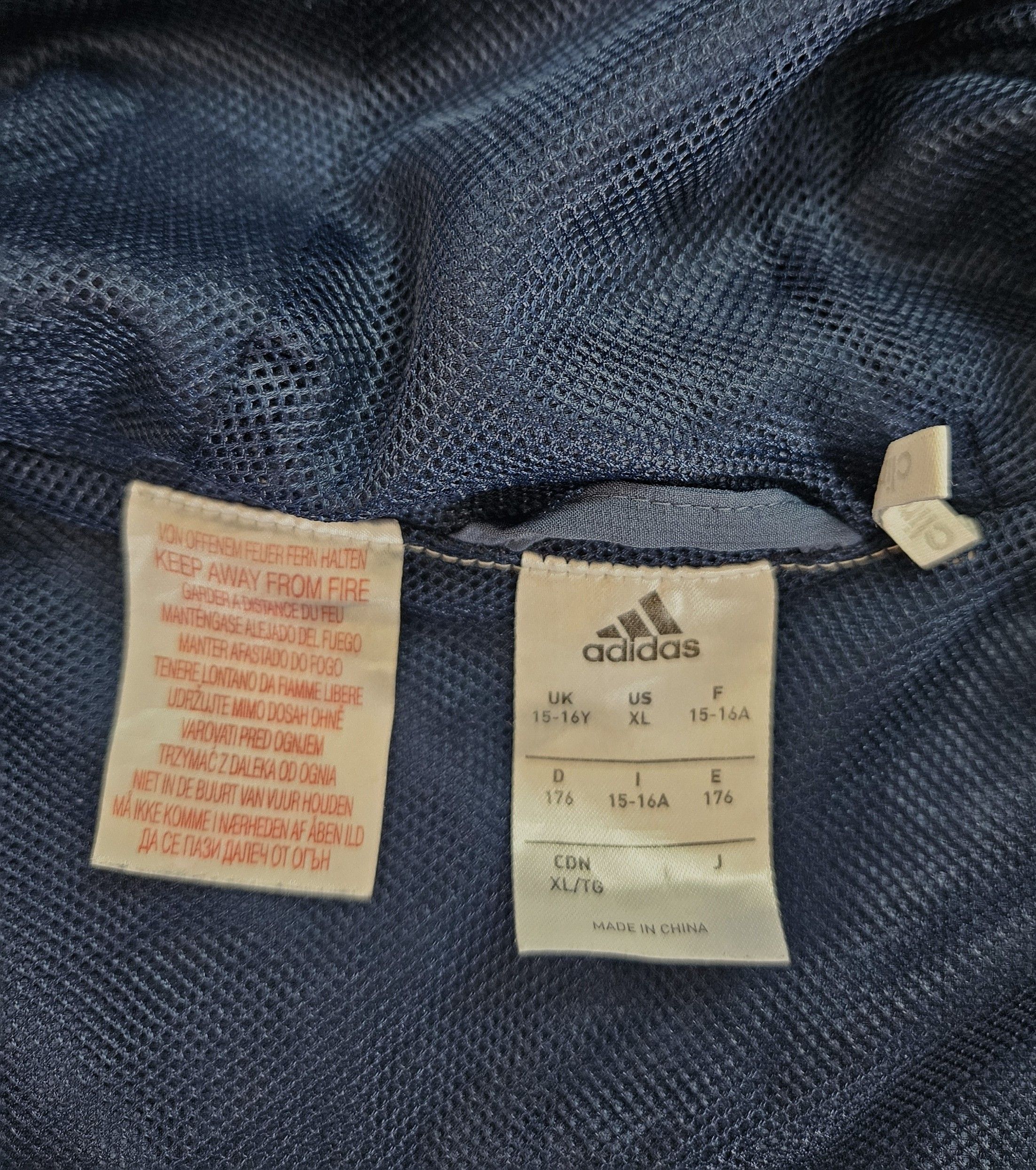 Kurtka Sportowa Męska Adidas Man United Granatowa Rozmiar Xl