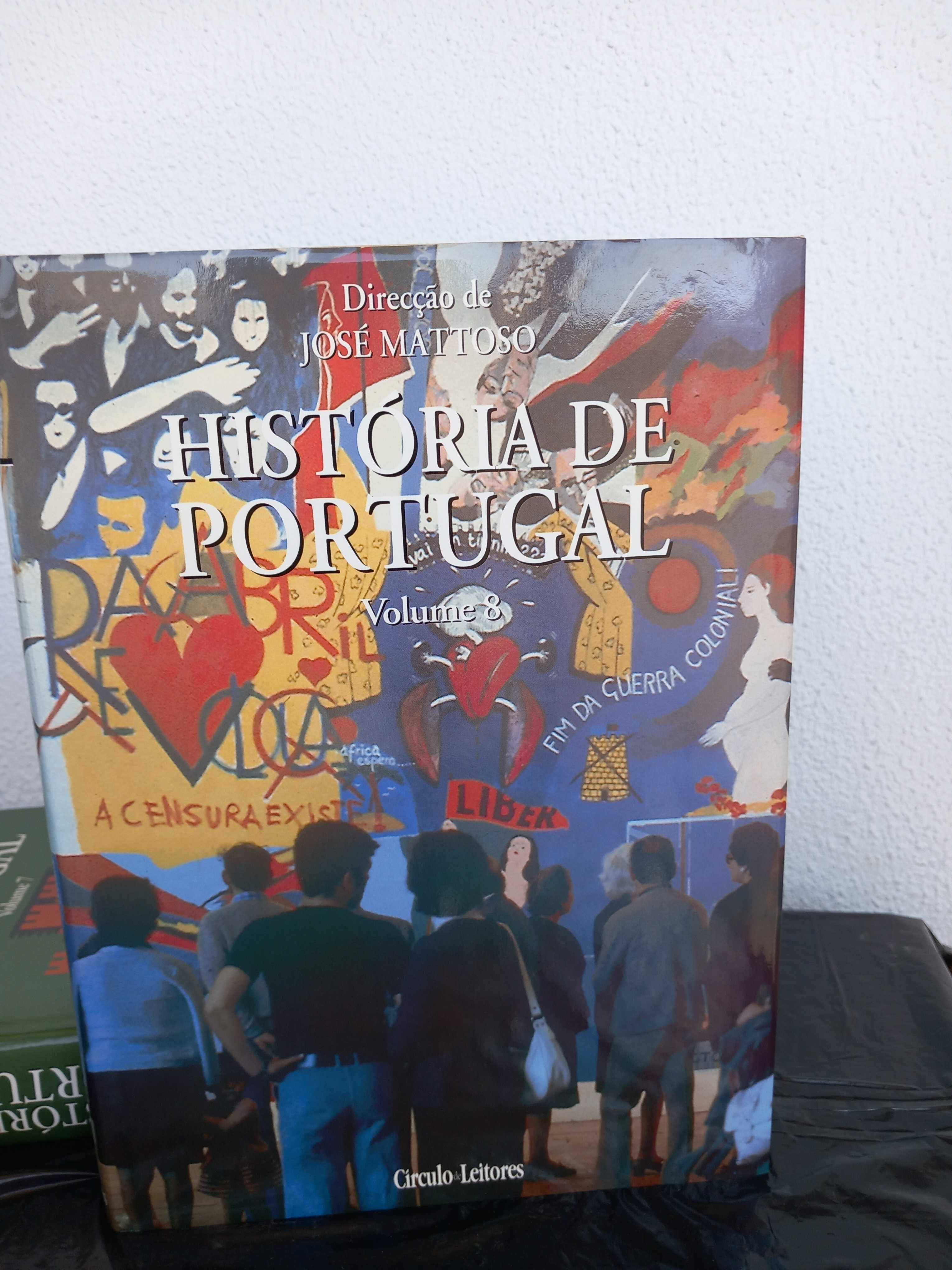 coleção completa 8 volumes de História de Portugal