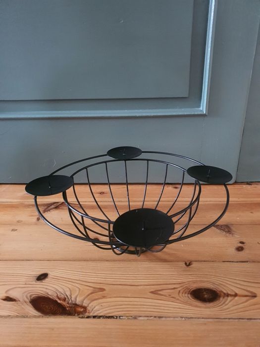 Świecznik adwentowy metalowy