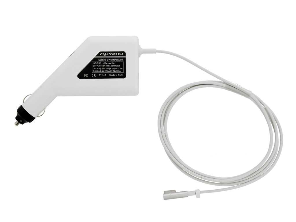 Zasilacz samochodowy Movano 16.5v 3.65a (magsafe) 60W do Apple