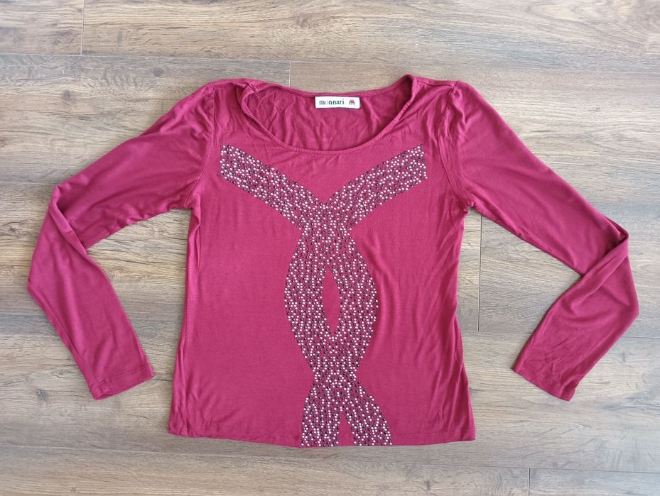 Bluzka Monnari bordowa rozmiar M