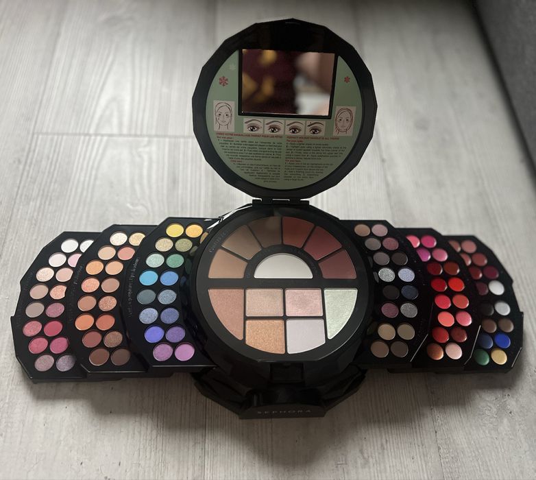 Zestaw prezentowy sephora igloo palace paleta do nakijazu 109 kolorow
