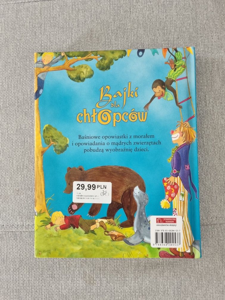Bajki dla chłopców, wydawnictwo olsiejuk