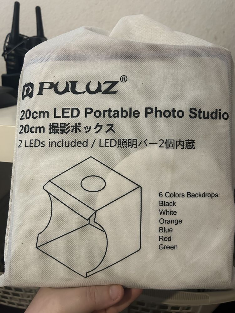 Puluz studio photo 20cm 2 leds