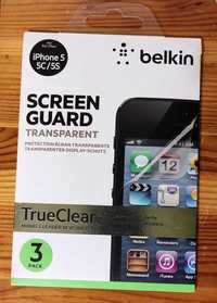 Belkin Screen Guard dla iPhone 5/5C/5S - folia na ekran + ściereczka