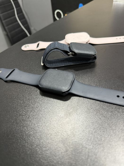 Used Apple Watch 9 seria 41/45mm midnight/pink