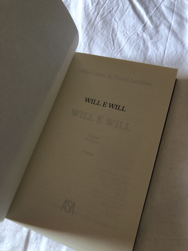 Livro Will e Will