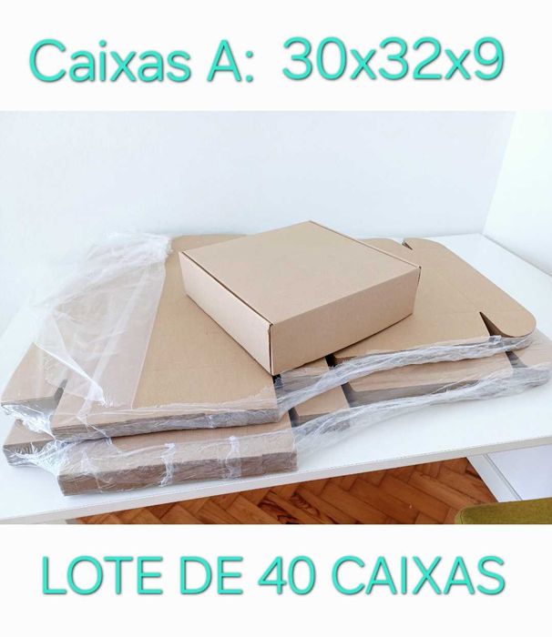 Conjuntos de Caixas de Papel Kraft (montagem fácil)