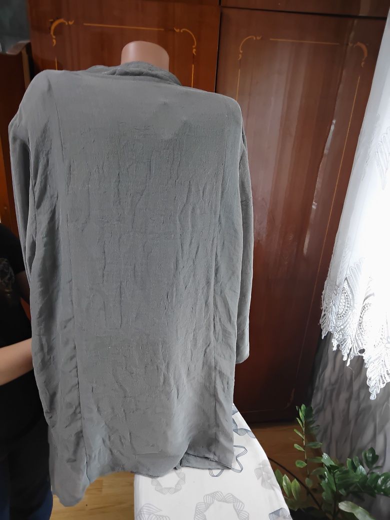 Блуза туніка кардиган батал 56, 58, 60-й розмір