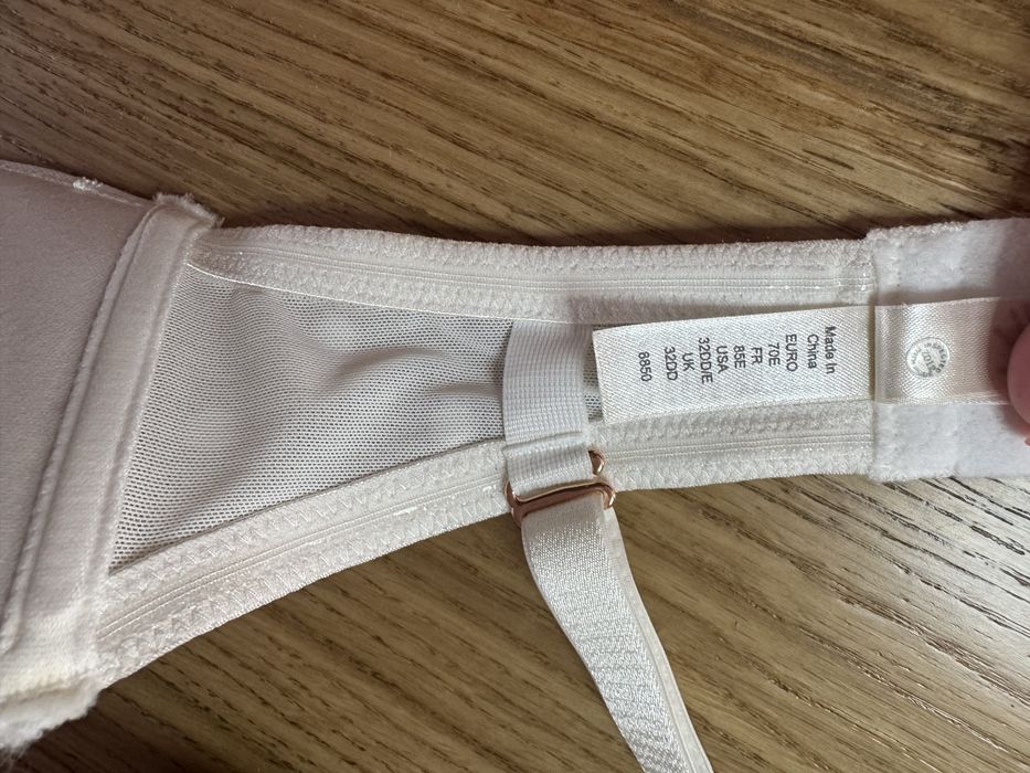 Biustonosz nowy 70DD bardotka strapless brytyjskiej firmy Gossard