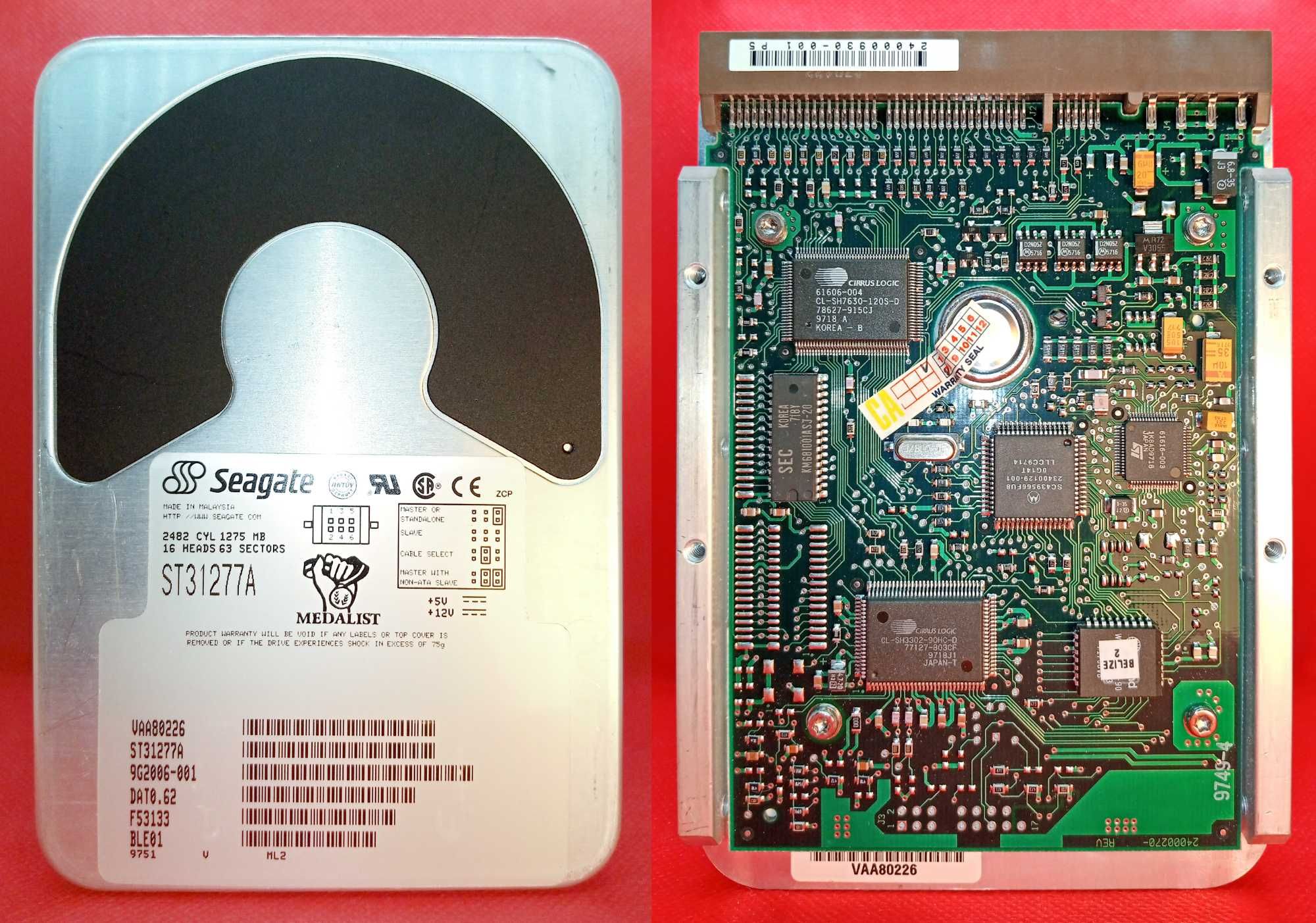 Раритет: Звуковые карты. Сетевая плата. SCSI. Процессоры. HDD 1,2GB