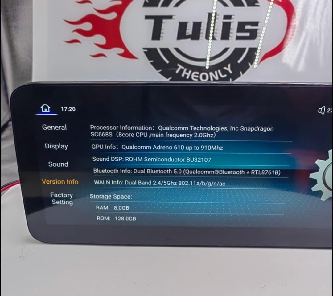 Radio Android 12,3" Mercedes Benz Classe C (2015 a 2018) + CPU snap