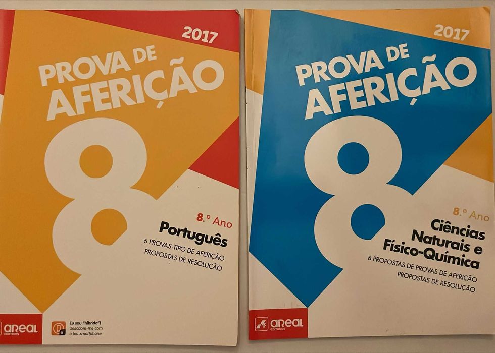 Prova de aferição 8º ano Português+ Ciências Naturais e Físico-Química