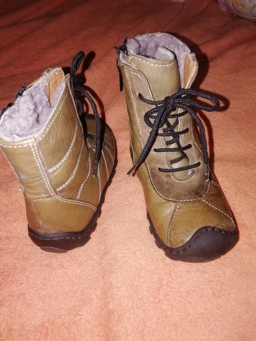 Ботіночки зимові шкіряні