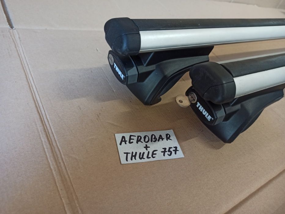 Bagażnik dachowy belki THULE 757 aerobar.