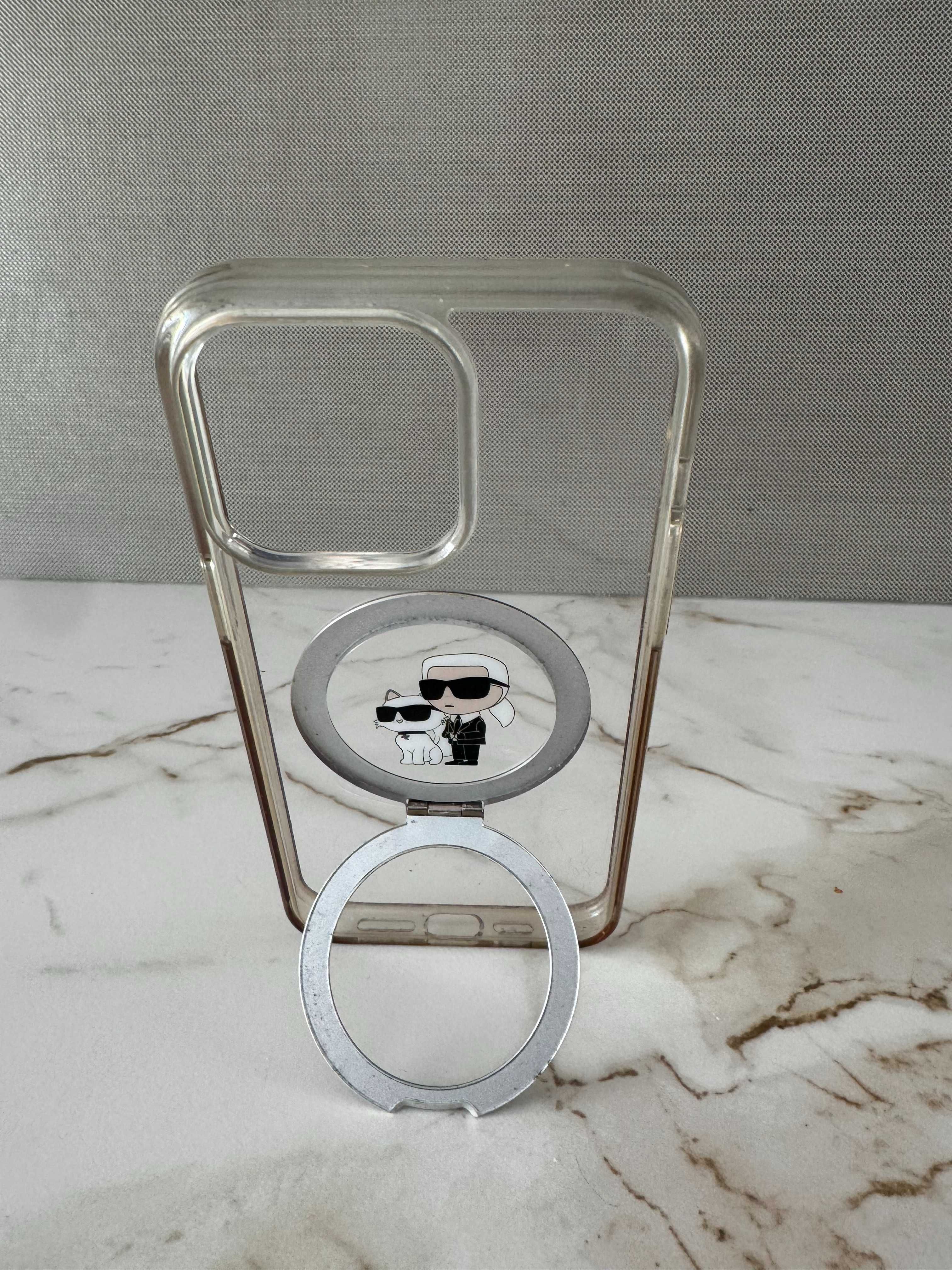 Etui/Case Karl Lagerfeld do Iphone 15 Pro MAX z podstawką