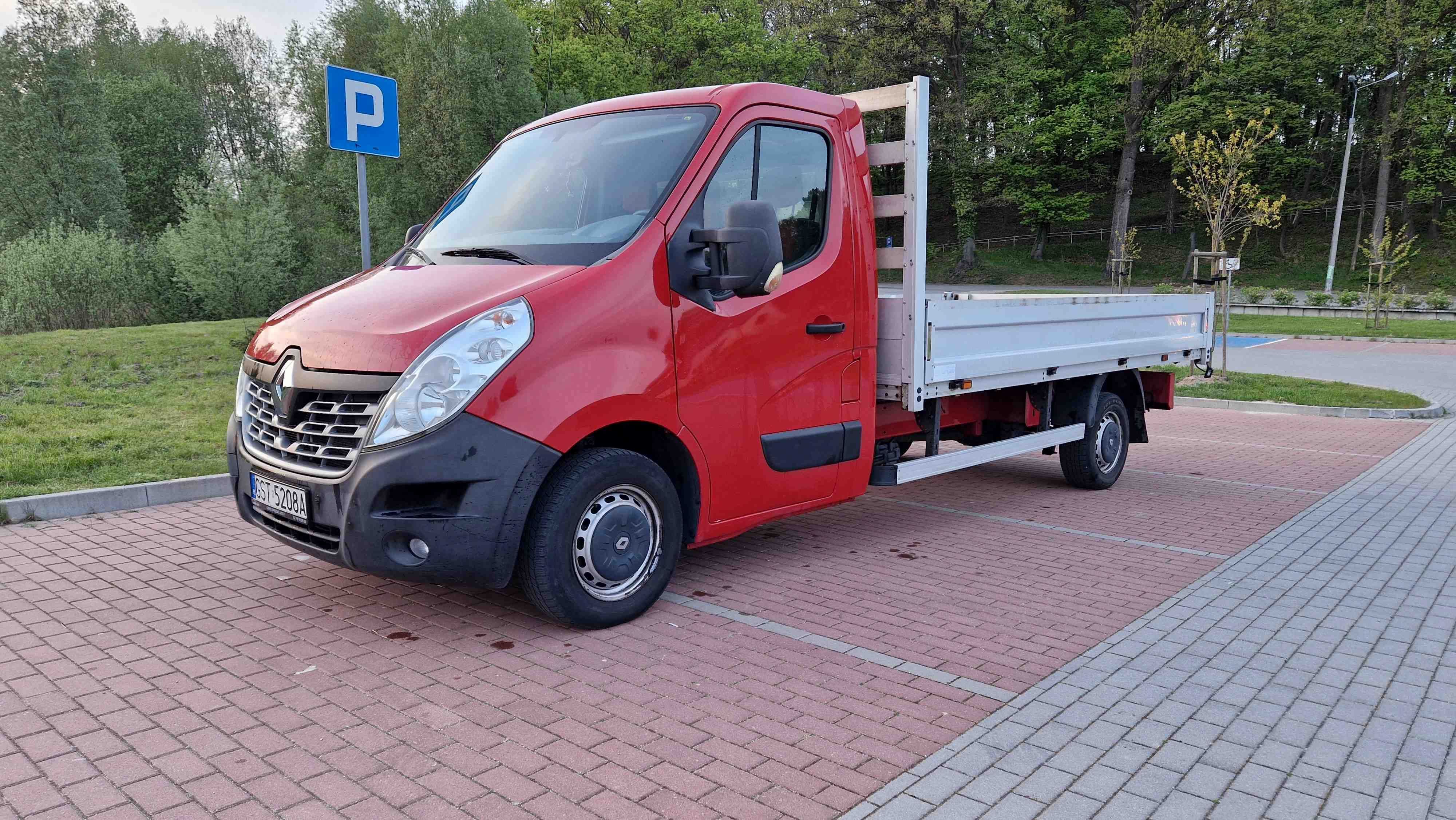 Renault Master Skrzynia max rama tył napęd klima 136km,2015, 265 tys