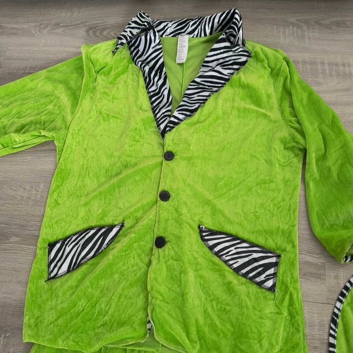 Kostium Sutenera / Zielony Alfons Morph  Lata 70. / Halloween