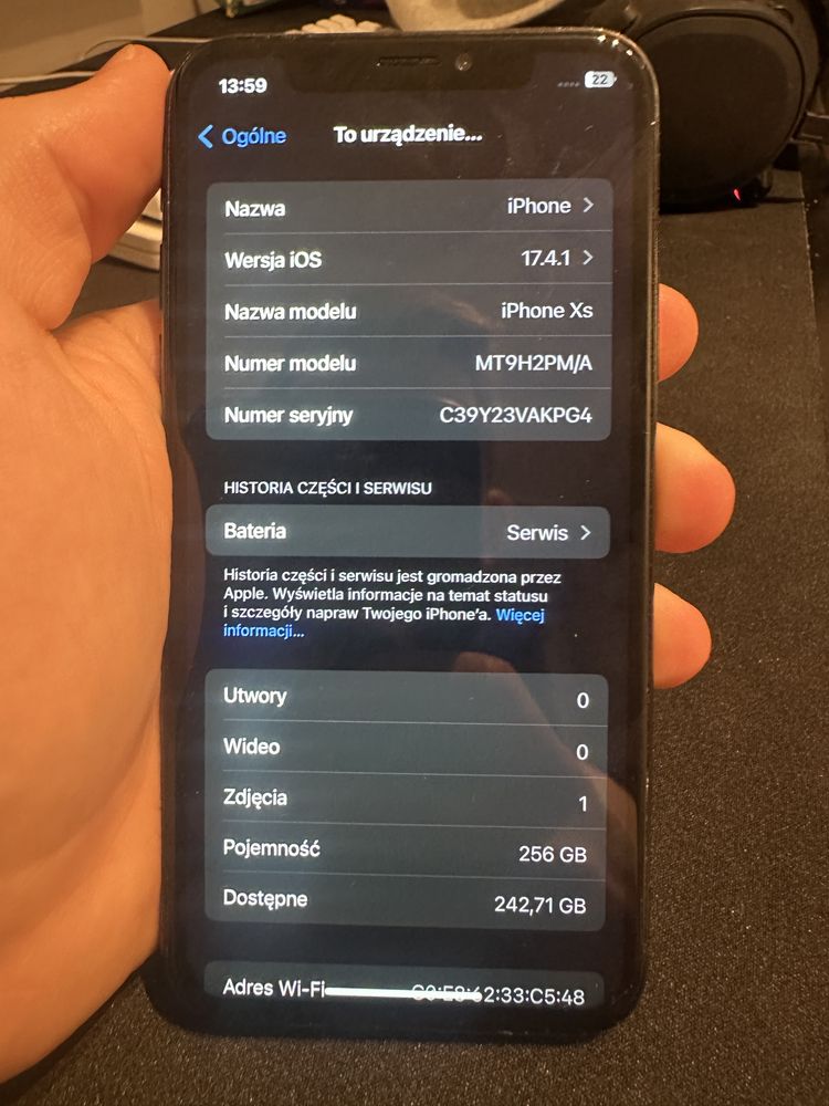iPhone Xs 256 w dobrym stanie