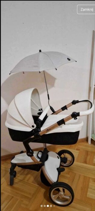 Mima Xari 2w1 Rose Gold Snow White wózek spacerowy gondola