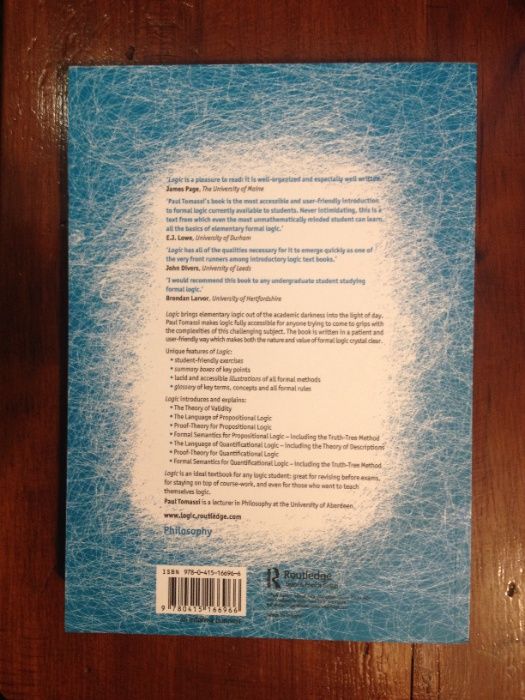 Paul Tomassi - Logic