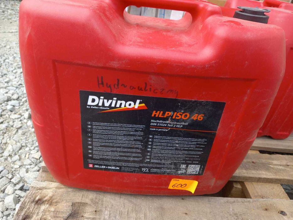 Divinol wysokociśnieniowy olej hydrauliczny 20l