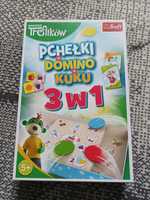 Gra 3 w 1 pchełki, Domino, kuku rodzina Treflikow