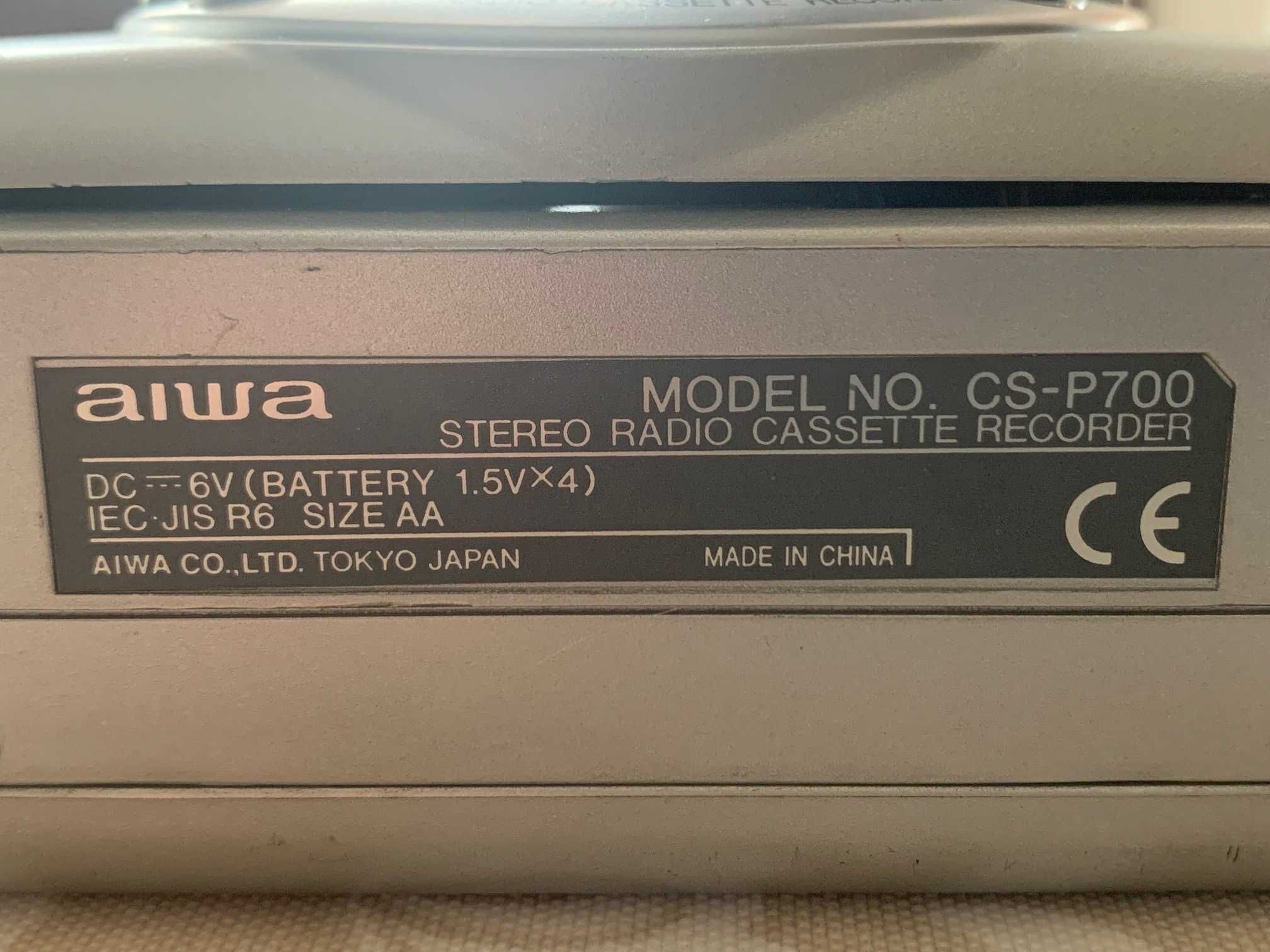 Магнитола Aiwa CS-P700 с цифровым приемником