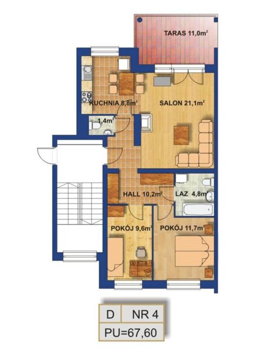 Wynajmę apartament na kameralnym i spokojnym osiedlu Smulsko